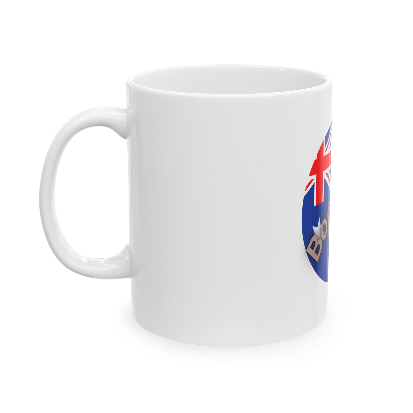 Bogan As Ceramic Mug - Fun Aussie Design for Coffee Lovers