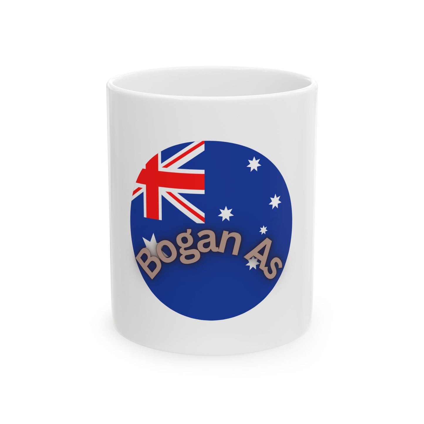 Bogan As Ceramic Mug - Fun Aussie Design for Coffee Lovers