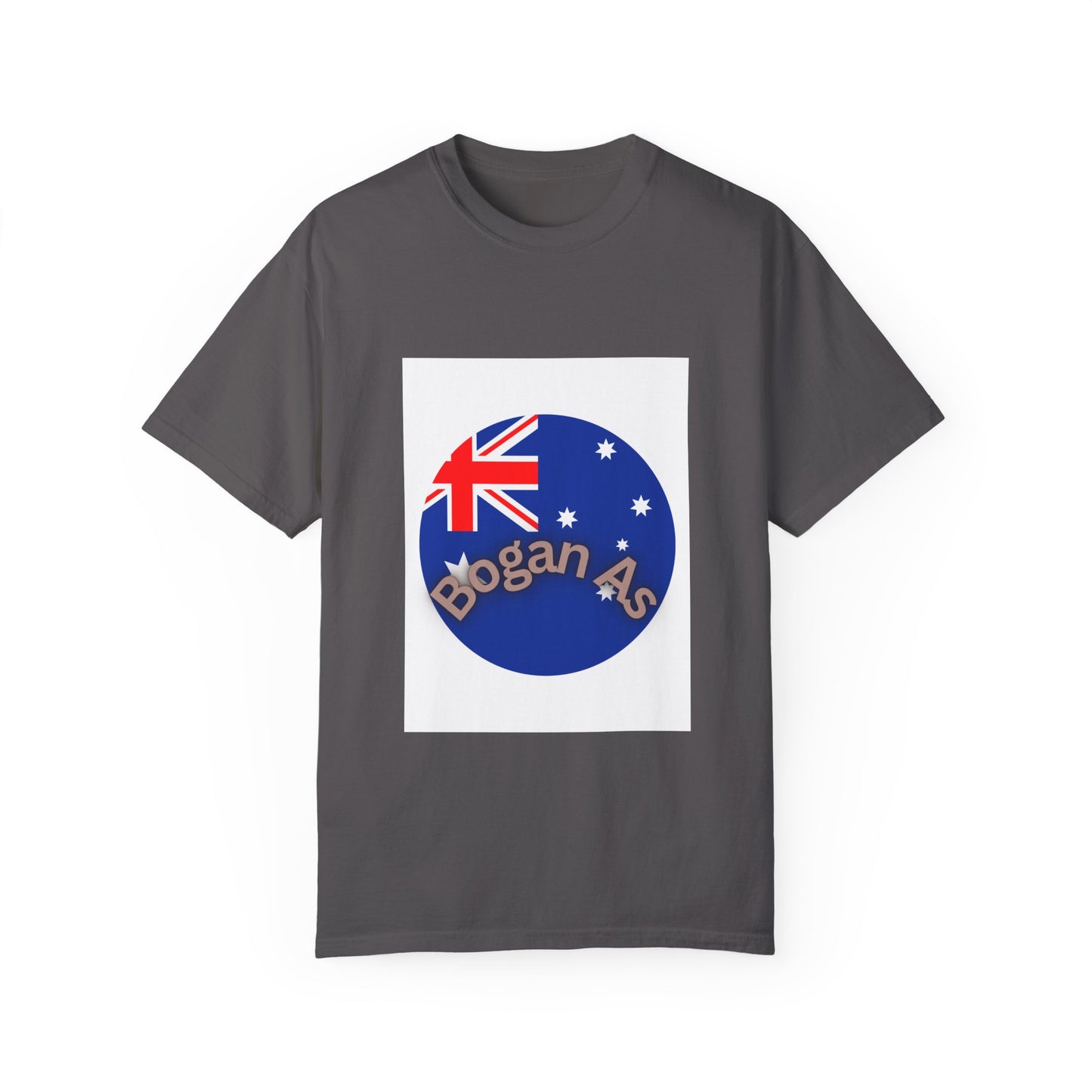 Bogan As Unisex Garment-Dyed T-Shirt - Casual Aussie Style Tee