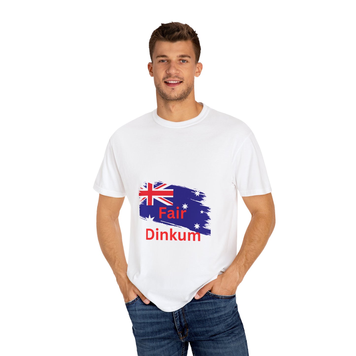 Fair Dinkum Unisex Garment-Dyed T-Shirt - Aussie Pride Apparel
