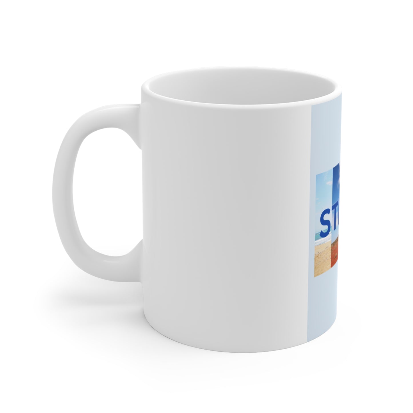 Straya Themed 11oz Coffee Mug - Perfect for Aussie Enthusiasts