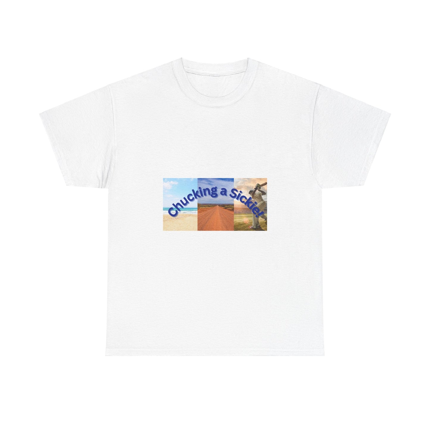 Chucking a Sickie Unisex Heavy Cotton Tee - Fun Statement T-Shirt for Relaxed Days