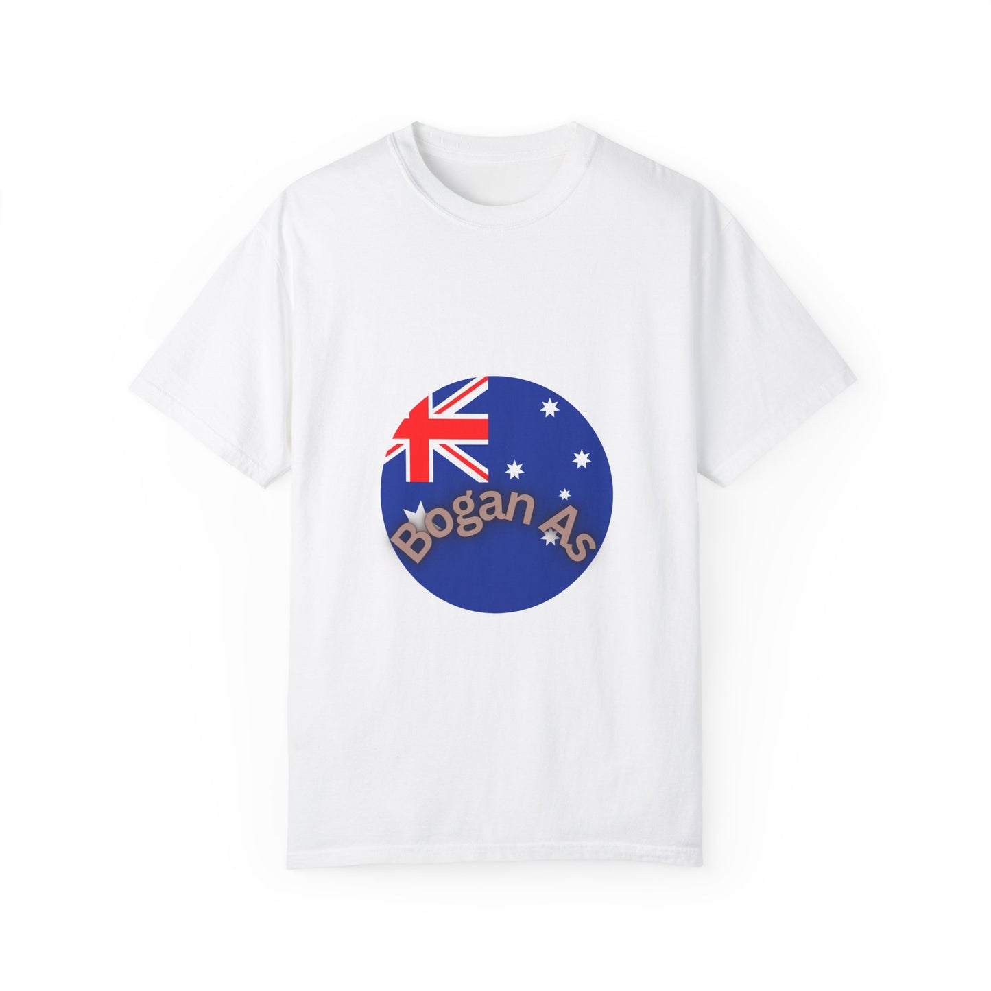 Bogan As Unisex Garment-Dyed T-Shirt - Casual Aussie Style Tee