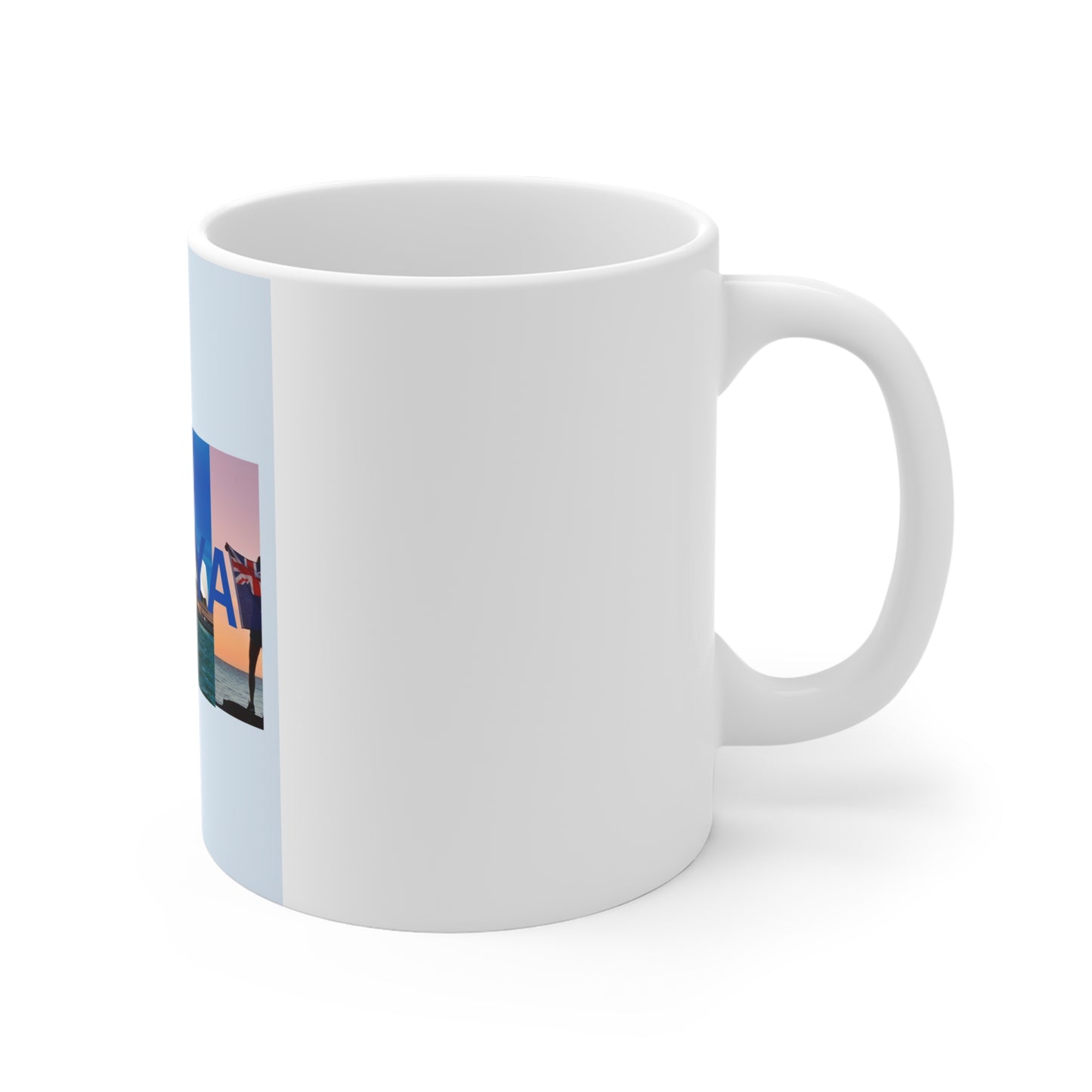 Straya Themed 11oz Coffee Mug - Perfect for Aussie Enthusiasts